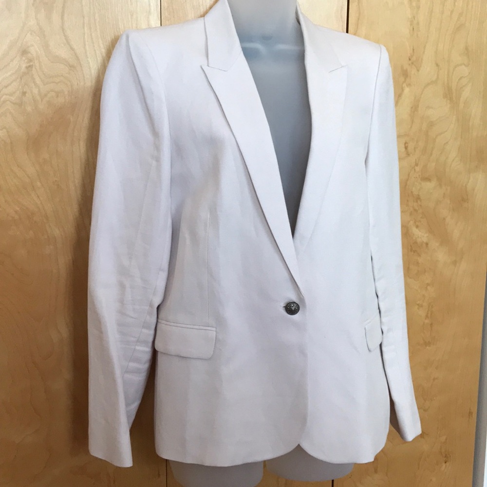 🇫🇷Zadig & Voltaire blush linen/cot blazer 40/L
